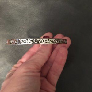 Jeep Collins sterling silver bangle